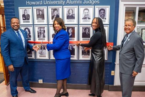 Ribbon Cutting of Alumni Judges Gallery